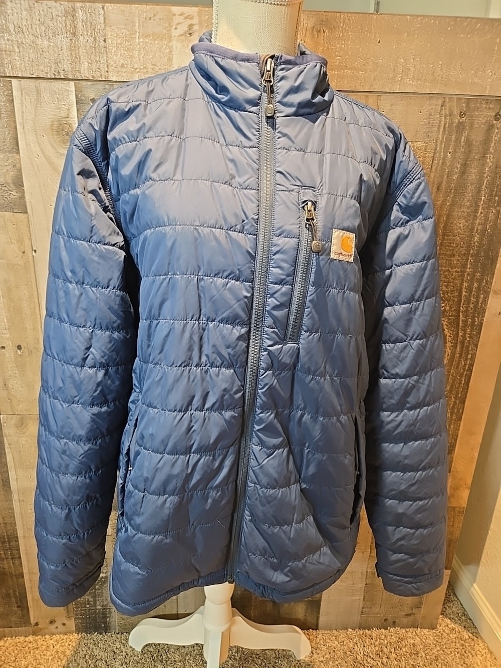 Carhartt Men's Rain Defender Gilliam Relaxed Fit Lightweight Insulated Jacket -M